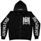 3200 skull zip up